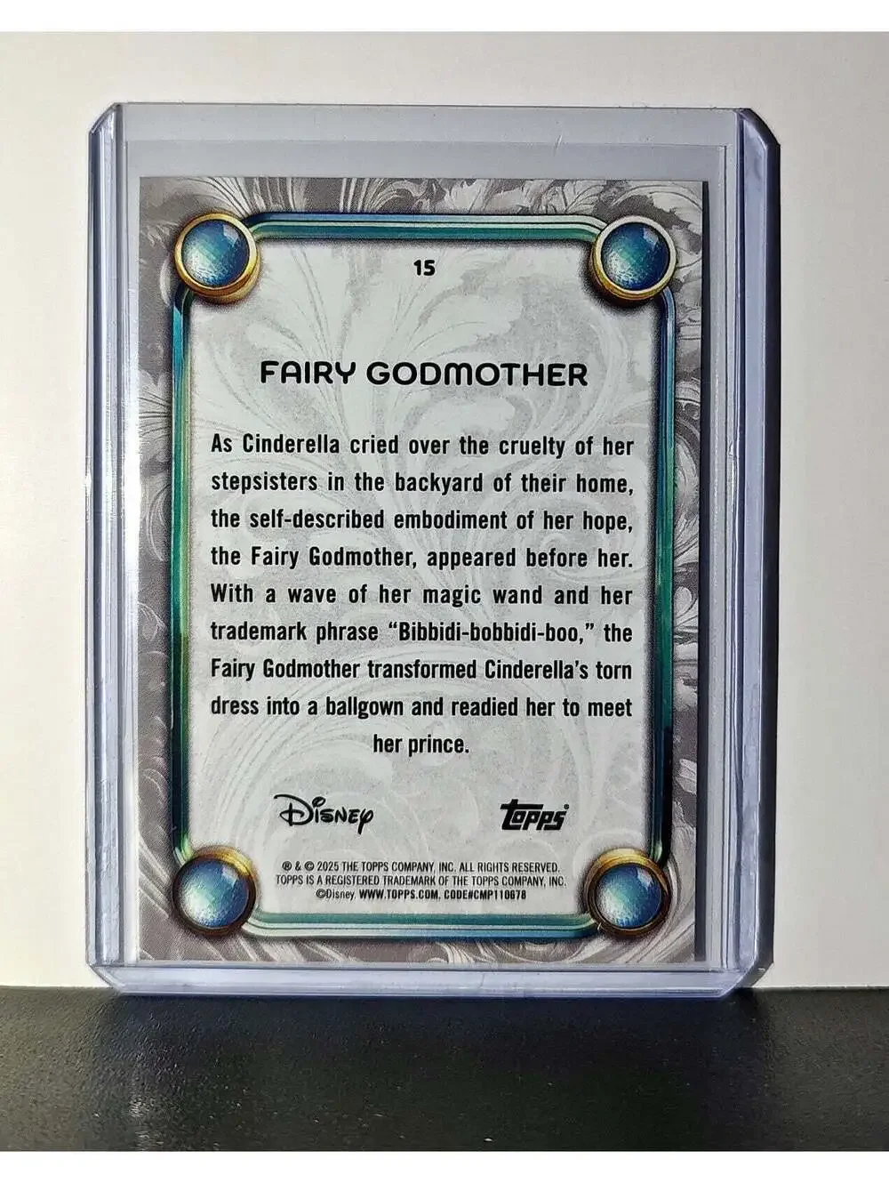 Fairy Godmother 2025 Topps Disney Wonder #15 Card Cinderella
